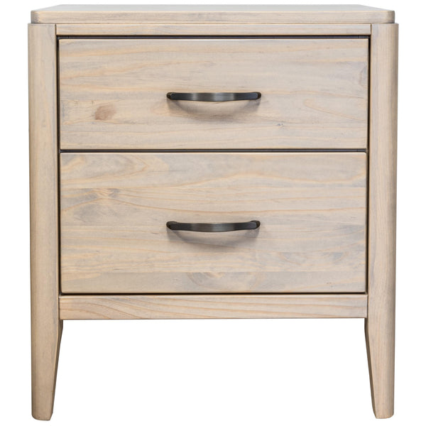 Mako Wood Furniture Ellesmere 2-Drawer Nightstand DRSG-200-60 IMAGE 1