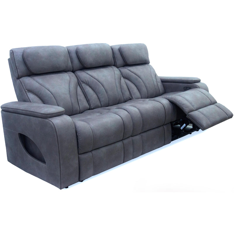 Synergy Home Furnishings Power Reclining Fabric Sofa K2193-52PHR-AIR-TEREMO-STEEL-BLUE IMAGE 3