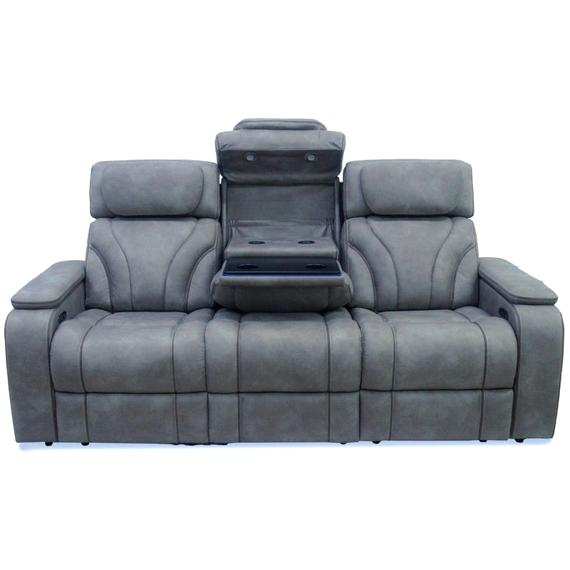 Synergy Home Furnishings Power Reclining Fabric Sofa K2193-52PHR-AIR-TEREMO-STEEL-BLUE IMAGE 6