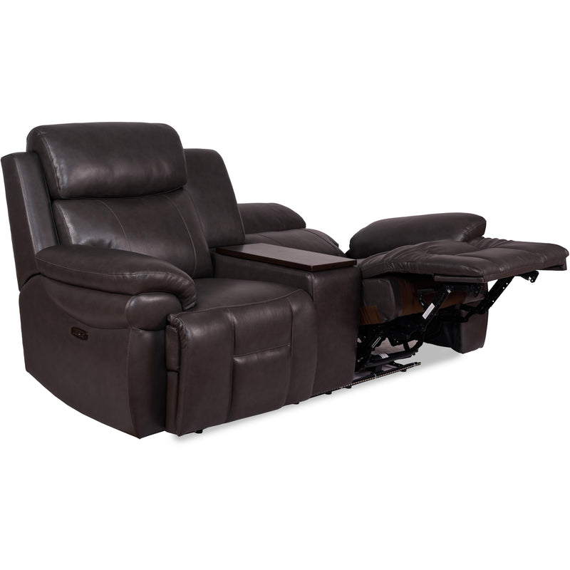 Synergy Home Furnishings Power Reclining Loveseat with Console K2224-73PHR-AIR-LIVORNO-DARK-GREY IMAGE 5