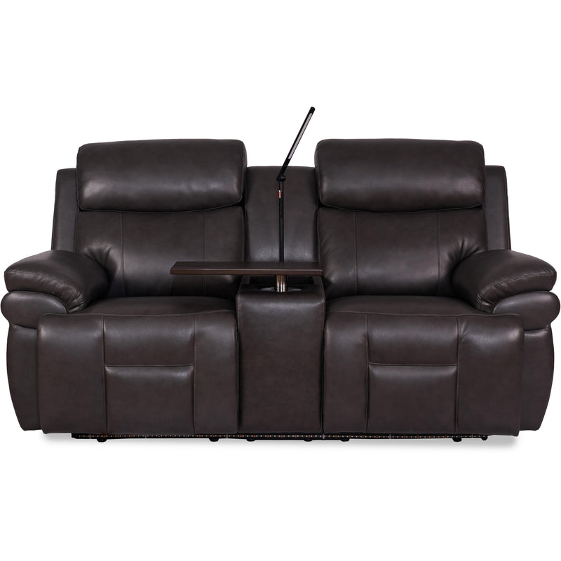 Synergy Home Furnishings Power Reclining Loveseat with Console K2224-73PHR-AIR-LIVORNO-DARK-GREY IMAGE 6