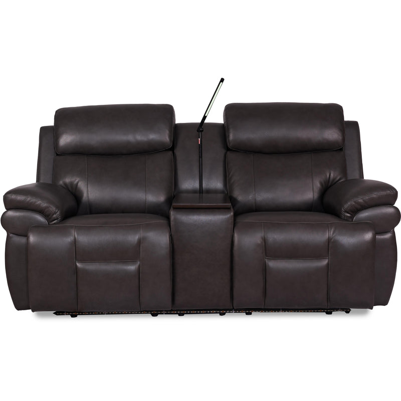 Synergy Home Furnishings Power Reclining Loveseat with Console K2224-73PHR-AIR-LIVORNO-DARK-GREY IMAGE 7