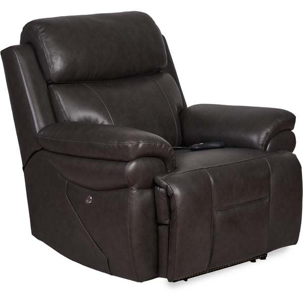 Synergy Home Furnishings Power Fabric Recliner K2224-85PHR-AIR-LIVORNO-DARK-GREY IMAGE 1