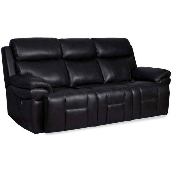 Synergy Home Furnishings Power Reclining Sofa K2224-52PHR-AIR-LIVORNO-BLACK IMAGE 1