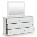 Signature Design by Ashley Bostwick Shoals 6-Drawer Dresser with Mirror B139-31/B139-35 IMAGE 2