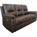 Primo International Keaton Power Reclining Sofa Keaton Power Reclining Sofa - Crackle Brown IMAGE 2