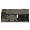 Signature Design by Ashley Frandern B4480B16 Twin Loft Bed with Bookcase and Drawer Storage IMAGE 3
