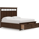 Signature Design by Ashley Taffenbrook B849B5 California King Panel Storage Bed IMAGE 2