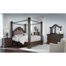  Signature Design by Ashley Maylee B947B11 California King Canopy Bed IMAGE 5