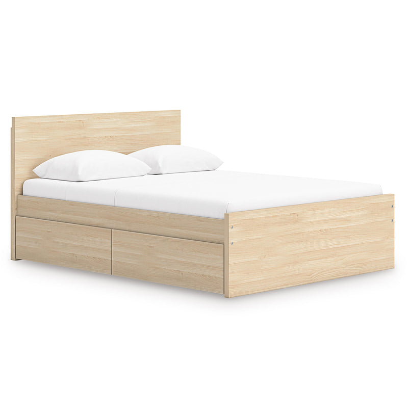  Signature Design by Ashley Onita EB9632B17 Full Panel Platform Bed with 2 Side Storage IMAGE 1