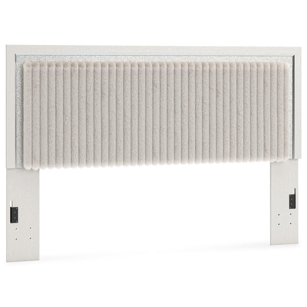  Signature Design by Ashley Zuraleus PCB3381-57 Queen Upholstered Panel Headboard IMAGE 1