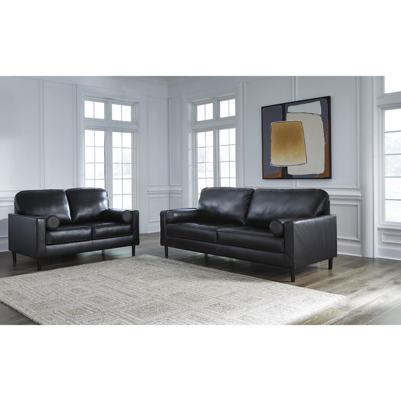 Signature Design by Ashley Bryceview Stationary Leather Match Loveseat 2120535C IMAGE 5