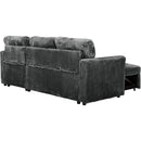 Primo International Arabella Fabric Sofabed Arabella Sofabed - Opulence Dark Grey IMAGE 3