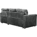 Primo International Arabella Fabric Sofabed Arabella Sofabed - Opulence Dark Grey IMAGE 4
