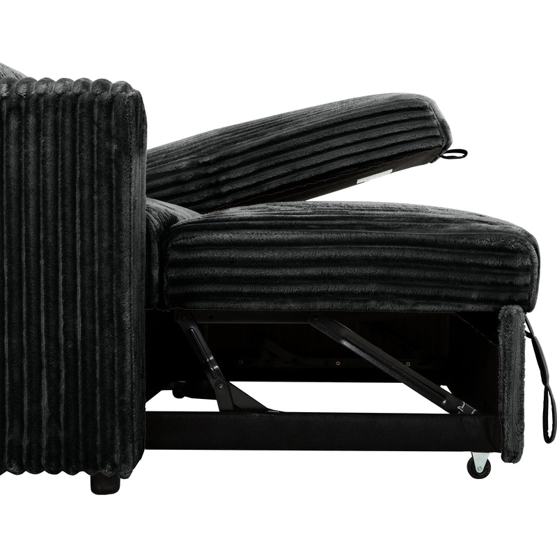 Primo International Arabella Fabric Sofabed Arabella Sofabed - Opulence Black IMAGE 15