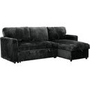 Primo International Arabella Fabric Sofabed Arabella Sofabed - Opulence Black IMAGE 1