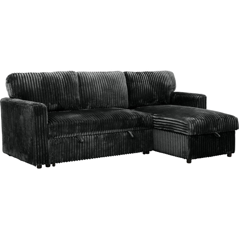 Primo International Arabella Fabric Sofabed Arabella Sofabed - Opulence Black IMAGE 1