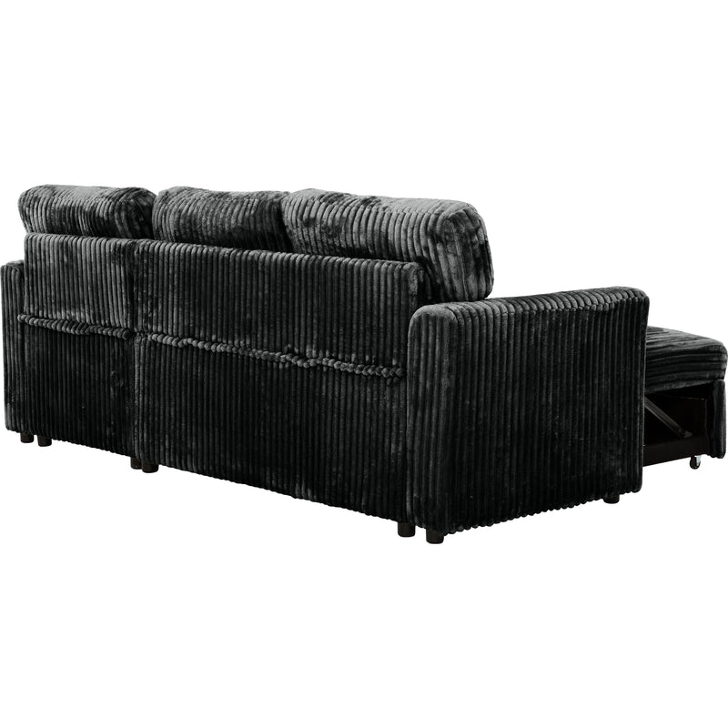 Primo International Arabella Fabric Sofabed Arabella Sofabed - Opulence Black IMAGE 3