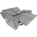 Primo International Cove Power Reclining Fabric Loveseat Cove Power Reclining Loveseat - Empire Grey IMAGE 2
