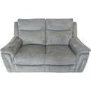 Primo International Cove Power Reclining Fabric Loveseat Cove Power Reclining Loveseat - Empire Grey IMAGE 3