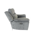 Primo International Cove Power Reclining Fabric Loveseat Cove Power Reclining Loveseat - Empire Grey IMAGE 4