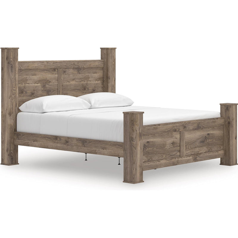  Signature Design by Ashley Rusticott PCB2260B7 King Poster Bed IMAGE 1