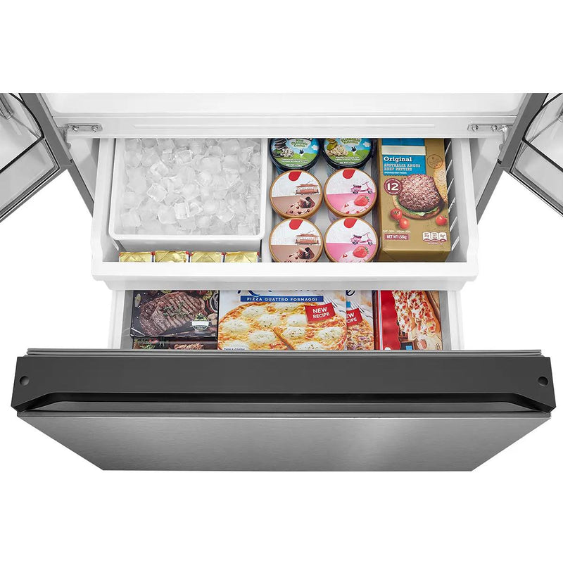  Midea 33-inch, 22.6 cu. ft. Counter-Depth French 3-Door Refrigerator with Wi-Fi MRF23I7AST IMAGE 11