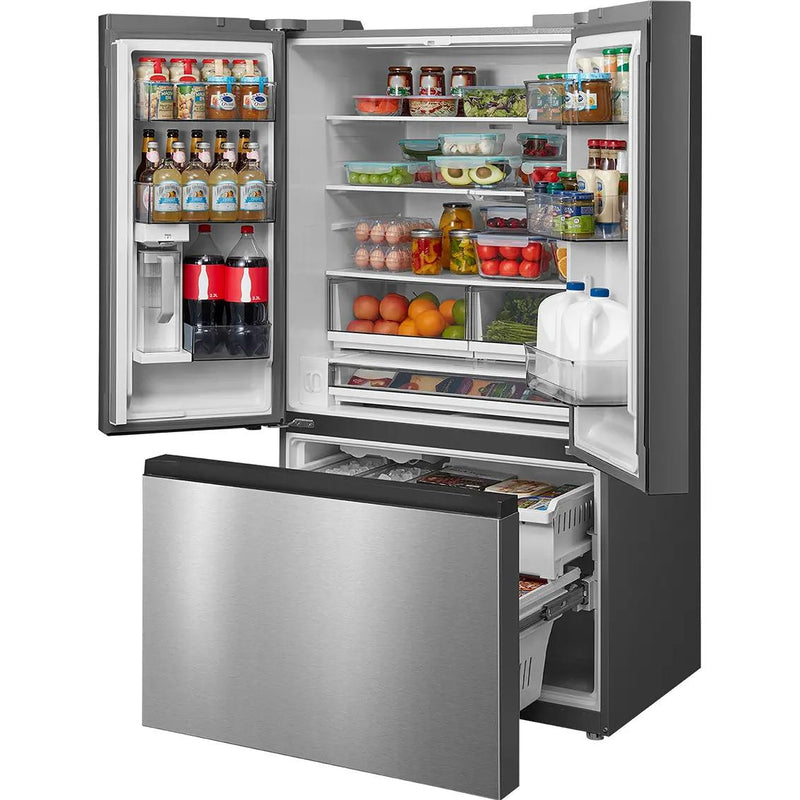  Midea 36-inch, 26.5 cu. ft. Counter-Depth French 3-Door Refrigerator with AutoFill Pitcher and Dual Ice Maker MRF27I6BST IMAGE 6