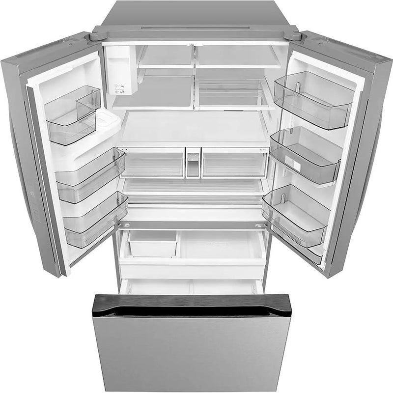  Midea 36-inch, 29 cu. ft. Freestanding French 3-Door Refrigerator with OneTouch AutoFill™ MRF29D9BST IMAGE 7