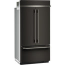  KitchenAid 42-inch, 24.2 cu. ft. Built-in French 3-Door Refrigerator KBFN542SBE IMAGE 7