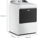  Maytag 7.4 cu. ft. Gas Dryer MGD6205RW IMAGE 7