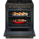 KitchenAid 30-inch Smart Slide-in Gas Range with Convection Cooking Modes and 2-in-1 Burner KSGS530SBE IMAGE 2