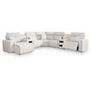  Signature Design by Ashley ModMax II 65907S20 7 pc Power Reclining Sectional with Chaise and Audio Consoles IMAGE 1