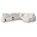  Signature Design by Ashley ModMax II 65907S28 6 pc Reclining Sectional with Chaise and Audio Console IMAGE 1