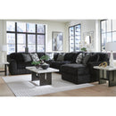  Signature Design by Ashley Midnight-Madness 98103S24 6 pc Sectional with Chaise IMAGE 3