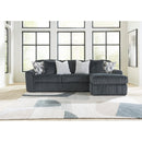  Signature Design by Ashley Midnight-Madness 98105S3 2 pc Sectional Sofa Chaise IMAGE 1
