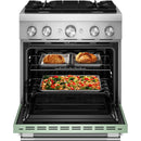  KitchenAid 30-inch Freestanding Commercial-Style Dual-Fuel Range KFDS930SDC IMAGE 2