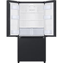  Samsung 18 cu. ft. Counter-Depth French 3-Door Refrigerator RF18A5101MT/AA IMAGE 3