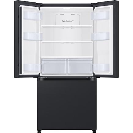  Samsung 18 cu. ft. Counter-Depth French 3-Door Refrigerator RF18A5101MT/AA IMAGE 3