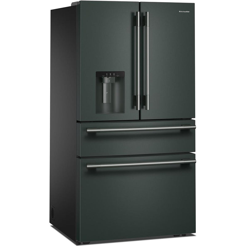  KitchenAid 36-inch, 29.51 cu. ft. Freestanding French 4-Door Refrigerator with Water and Ice Dispensing System KRMF436SJP IMAGE 6