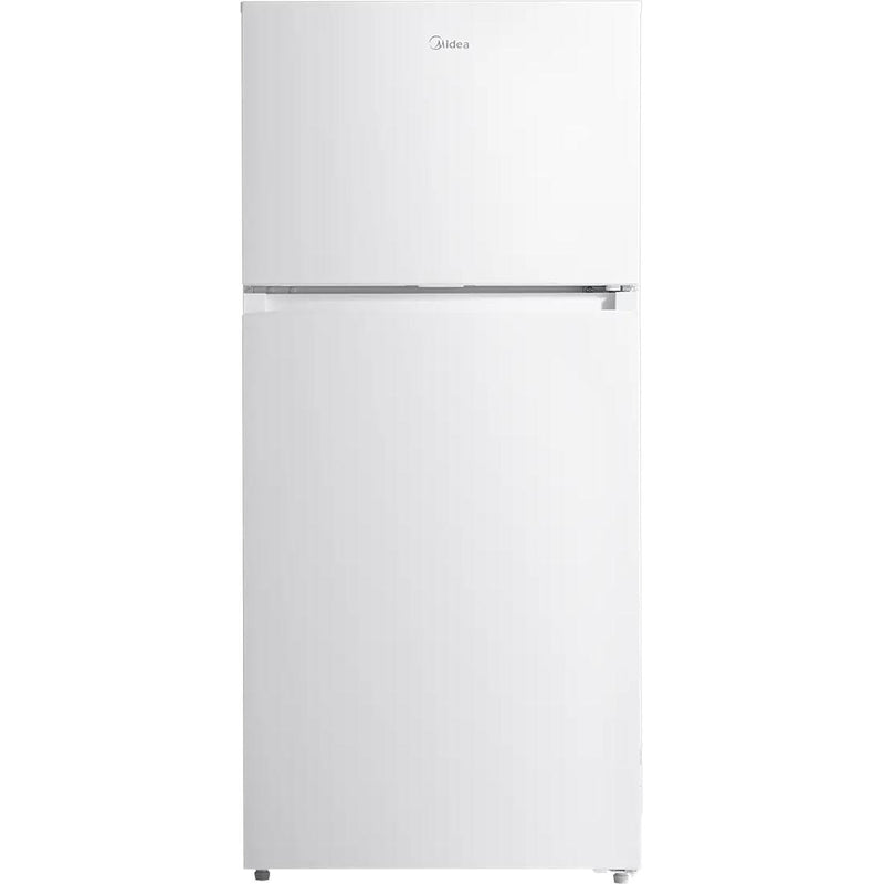  Midea 28-inch, 14.2 cu. ft. Freestanding Top Freezer Refrigerator MRT14D2BWW IMAGE 1