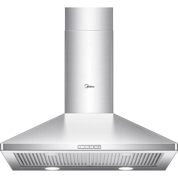  Midea 30-inch Pyramid Chimney Hood MVP30W6AST IMAGE 1
