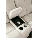  Benchcraft Orlen Reclining Fabric Loveseat with Console 8160294 IMAGE 7