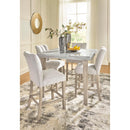  Signature Design by Ashley Square Larawyn Counter Height Dining Table PCD575-13 IMAGE 9
