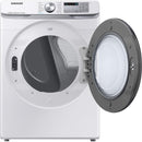  Samsung 7.5 cu. ft. Electric Dryer with Multi Steam DVE45B6305W/AC IMAGE 2