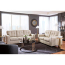  Signature Design by Ashley Santorine Stationary Leather Match Loveseat 2170835C IMAGE 8