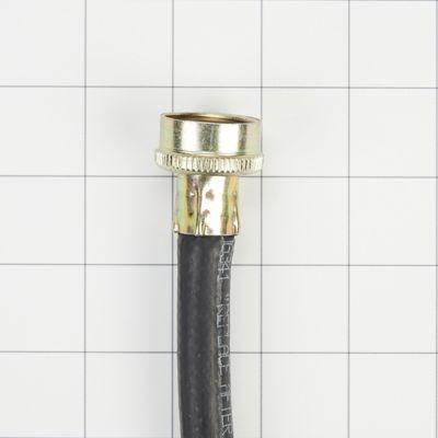  Whirlpool 4' Black Washer Inlet Hoses 1050 PSI - 2 Pack Laundry Accessory 8212546RP IMAGE 2